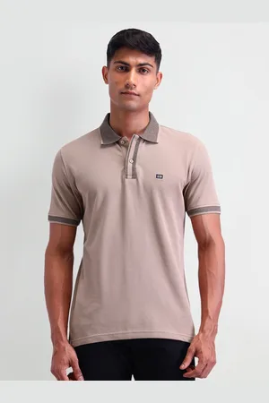 Arrow Men Brand Logo Polo Collar T-shirt