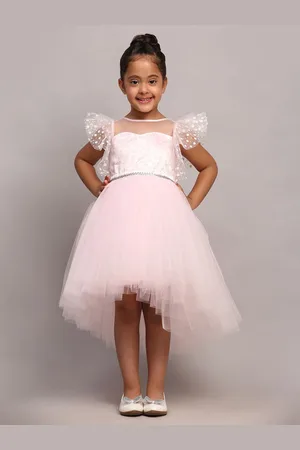 Toy Balloon Kids Girls Embellished Net Fit & Flare Dress
