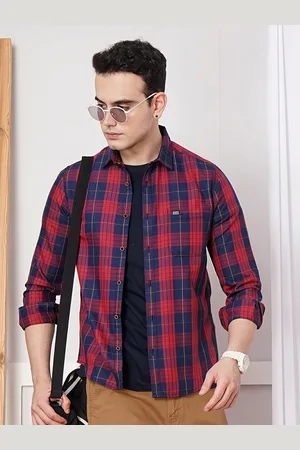 The Indian Garage Co Men Checked Casual Shirt