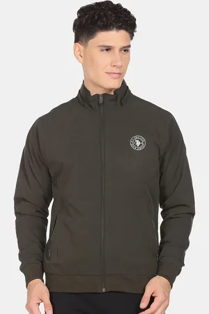 Ralph Lauren U S Polo Assn Men Green High Neck Sporty Jacket