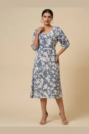 Chemistry Women Floral Printed Fit and Flare Midi Dress