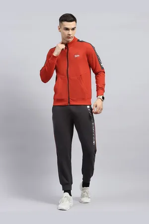 Monte Carlo Mock Collar Neck Mid-Rise Long Sleeves Tracksuits