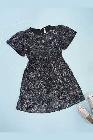 Pantaloons Girls Embellished Fit & Flare Dress