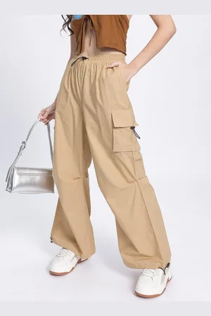 DressBerry Women Functional Fashion Cargo Style Trousers