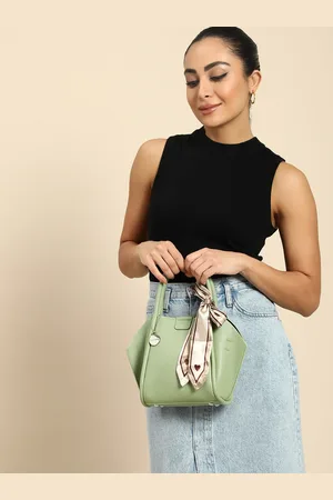 DressBerry Structured Handheld Bag and Pouch With Bow