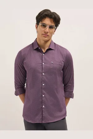 The Bear House Men Tailored Fit Opaque Printed Formal Shirt