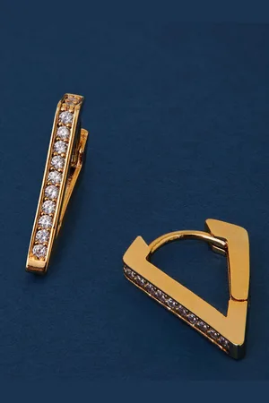 Accessorize Triangular Hoop Earrings