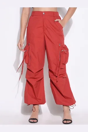 SHOWOFF Women Comfort Parachute Trousers