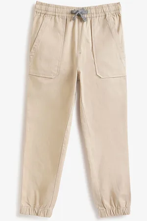 Campana Boys Cotton Twill Regular Fit Stretchable Joggers