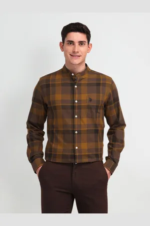 Ralph Lauren Men Slim Fit Opaque Checked Casual Shirt