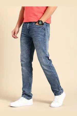 Being Human Men Straight Fit Light Fade Stretchable Jeans