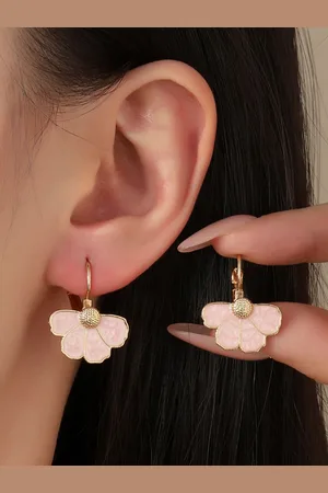 Salty Contemporary Hoop Earrings