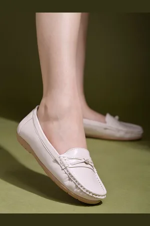 Shoetopia Girls Round Toe Loafers