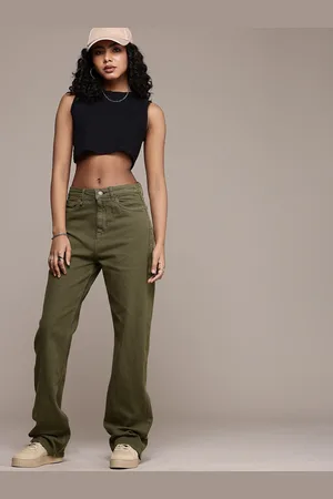 Roadster The Life Co. Women Straight Fit High Rise Stretchable Jeans