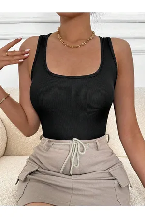 DressBerry Women Round Neck Fitted Top
