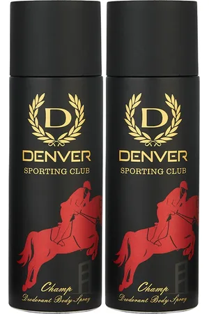 Denver Men Set Of 2 Sporting Club Champ Body Deodorant Sprays - 200 ml Each
