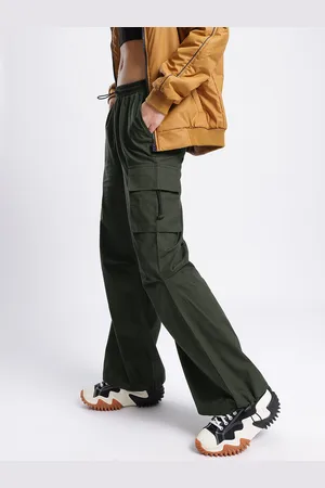 DressBerry Women Urban Ease Toggled Cargo Style Trousers