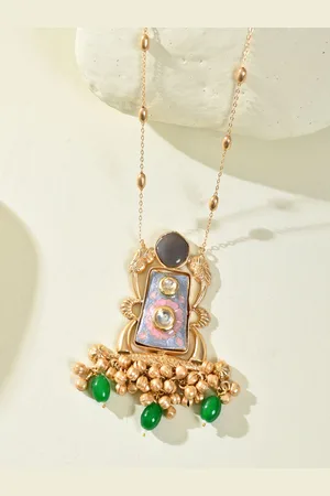 Dastoor Brass Pendant Necklace