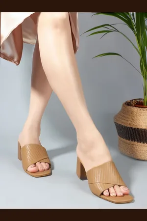 Mast & Harbour Women Synthetic Party Block Sandals