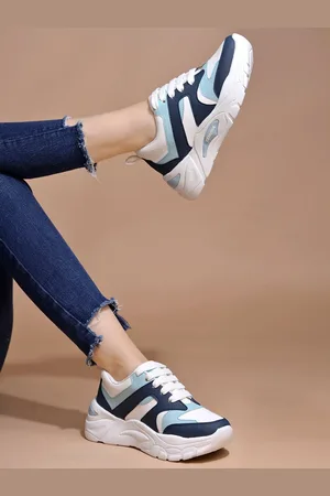 Shoetopia Girls Round Toe Sneakers