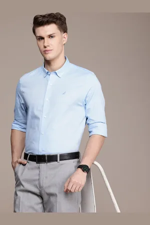 Nautica Pure Cotton Classic Slim Fit Formal Shirt