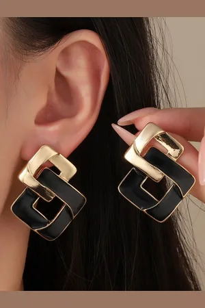 Salty Contemporary Drop Earrings