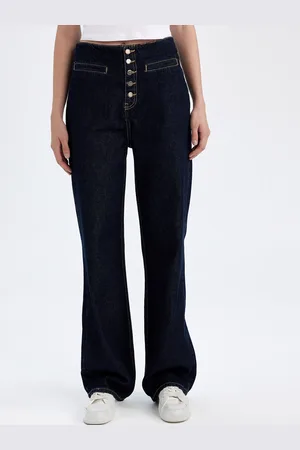 DeFacto Women Regular Fit High-Rise Jeans