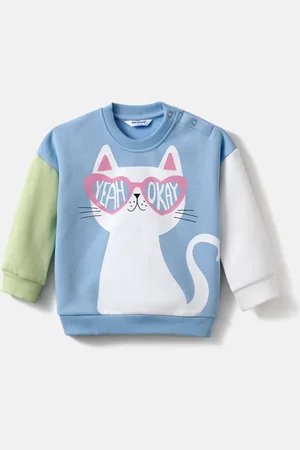 Nauti Nati Girls Printed Sweatshirt