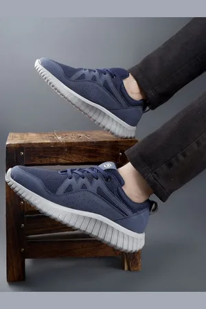 BXXY Men Suede Running Non-Marking Shoes