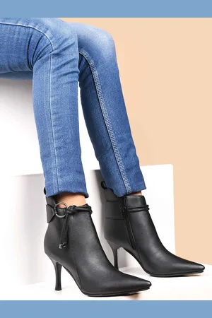 SHUZ TOUCH Women Slim-Heeled Chelsea Boots