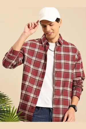 Mast & Harbour Men Comfort Checked Pure Cotton Casual Shirt