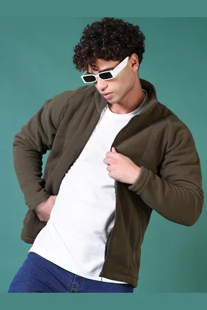 V-Mart Men Mock Collar Sweatshirt