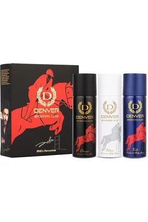 Denver Men Set Of 3 SRK Autograph Sporting Club Deodorants - 50ml Each