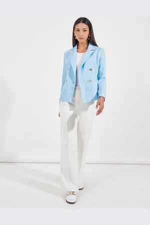 Styli Women Regular Fit Regular Length Double Breasted Blazer