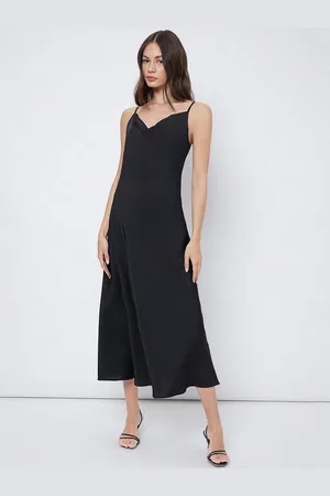 DressBerry Women Shoulder Straps A-Line Maxi Dress