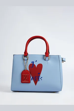 Elle PU Structured Shoulder Bag with Applique