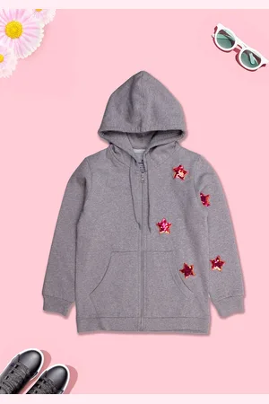 KiddoPanti Girls Hooded Sweatshirt