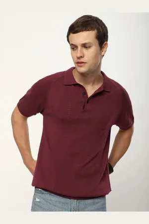 Beyoung Men Polo Collar Pockets T-shirt