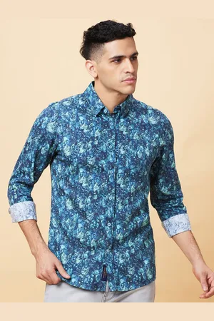 Being Human Men Slim Fit Floral Opaque Printed Casual Shirt