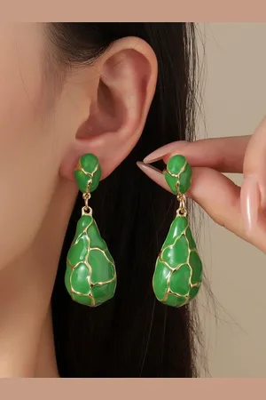 Salty Contemporary Drop Earrings
