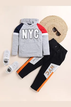 YK Boys Printed Tracksuit
