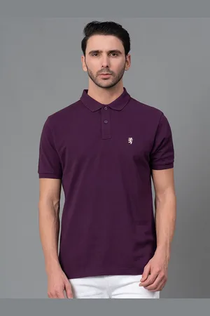 Red Tape Men Polo Collar Pure Cotton T-shirt