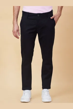 Being Human Men Slim Fit Mid-Rise Trousers
