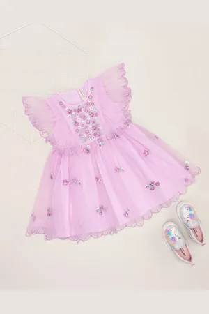 Pantaloons Girls Floral Fit & Flare Dress