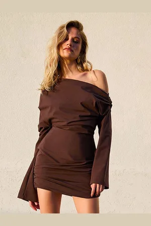 DressBerry Women Off Shoulder Sheath Dress