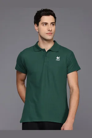 HRX Lifestyle Brand Logo Print Polo Collar T-shirt