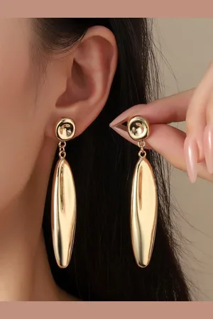 Salty Contemporary Drop Earrings