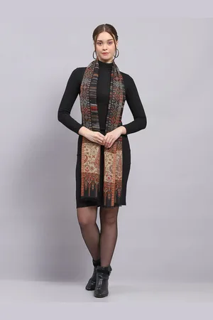 Monte Carlo Women Woven Design Winter Stole