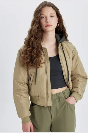 DeFacto Women Crop Puffer Jacket