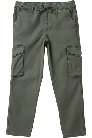 Benetton Boys Pure Cotton Cargo Trousers